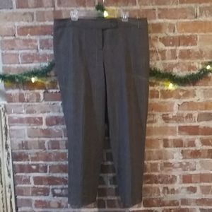 Lane Bryant Plaid Trousers Brown